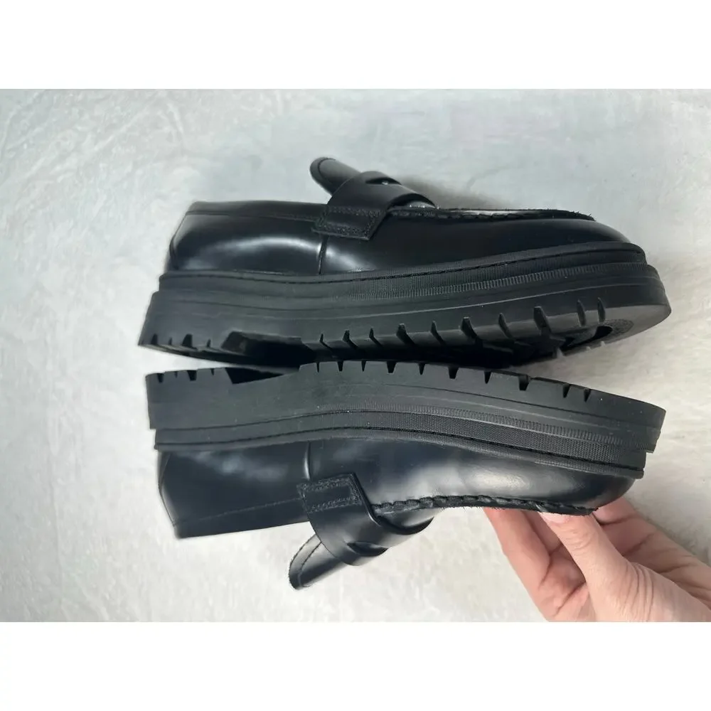 Vagabond Shoemakers James Black Leather Penny‎ Loafer Size 41 Men's 8 Women's 10